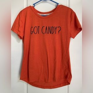 Orange Rae Dunn “Got Candy?” Halloween Tee